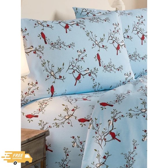 Portuguese Cotton Flannel Sheet Set, Size Full Set (FS)